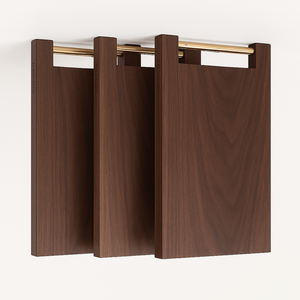 Acacia Wood Cutting Board with Metal Handle Rectangular <b>Kitchen</b> Chopping Board Serving Board - Product Image 4