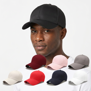 Casquette de baseball unisexe à 6 panneaux, couleur unie, ajustable, en coton, pour usage quotidien, toutes saisons, fermeture arrière à scratch - Product Image 6