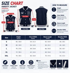Veste varsity coupe-vent pour homme, col montant, en laine/polyester, fermeture boutonnée recouverte, vêtement d'extérieur décontracté pour l'hiver - Product Image 6