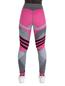 Leggings Deportivos Estampados de Cintura Alta para Mujer, Ropa Deportiva Geométrica al por Mayor, Pantalones de Yoga para Entrenamiento - Product Image 4