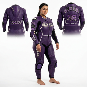 Combinaison de moto en cuir haute performance pour femme, taille personnalisée - Product Image 6