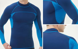 Prix de gros Fabricant Vêtements de sport Rash Guard pour hommes en matériau durable et respirant, anti-plis, Rash Guard de compression pour hommes - Product Image 2