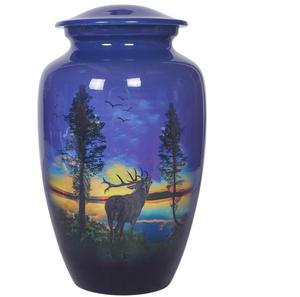 Urnas Funerarias Modernas de Metal para Cenizas de Adultos, Urna Funeraria Grande Hecha a Mano con Diseño Ecológico - Product Image 6