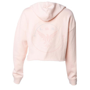 High Quality <b>Winter</b> Women's Hooded Crop <b>Top</b> Hoodies 100% Cotton Fleece Casual Wear Reasonable Price Best Selling - Product Image 2