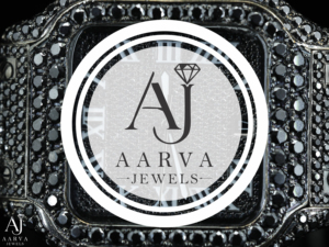 AARVA JEWELS สายนาฬิกาอะนาล็อกสีเงินสุดหรูขนาด 20 มม. สายนาฬิกาแบบกลไก ดีไซน์เพชร คริสตัลแซฟไฟร์ ตัวล็อคแบบพับได้ - Product Image 6