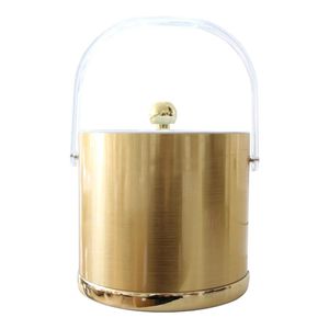 Cubo para hielo con pinzas, recipiente para bebidas, artículos esenciales para celebraciones, decoración festiva para mesa, accesorio premium para el hogar, elegante utensilio para servir. - Product Image 6