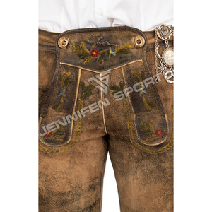 Pantalones cortos de cintura media para mujer, de piel de vaca auténtica, estilo Oktoberfest bávaro alemán, para fiesta de Halloween y festivales de cerveza - Product Image 2
