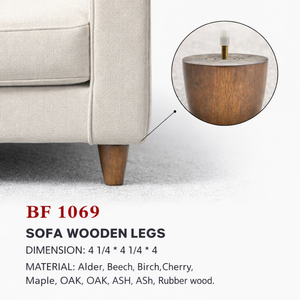 Patas de Repuesto de Alta Calidad para Muebles, de Madera Maciza Resistente, Fácil Instalación, Tipo Patilla, para Sofá de Tela, Gabinete, Cama - Product Image 4