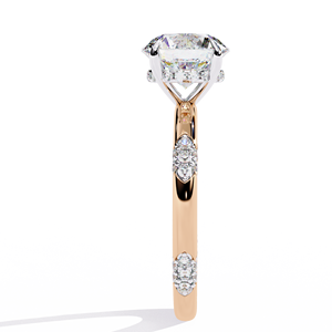 Diamante Redondo Suelto Cultivado en Laboratorio en Oro de 10K |   Certificado por IGI |   Alto Brillo |   Anillo de compromiso moderno para uso diario - Product Image 4
