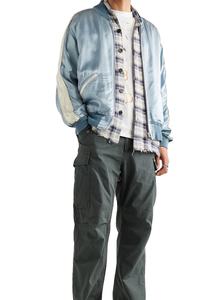 Chaquetas Bomber de Poliéster Personalizadas al por Mayor, Chaquetas Bomber de Satén de Invierno con Cuello Alto de Nailon para Hombre, Servicio OEM - Product Image 3