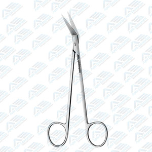 Apto Enterprises Premium 16.5cm Ciseaux à gomme angulaires avec poignée courbée Ciseaux à gomme dentaire de haute qualité pour chirurgie buccale - Product Image 1