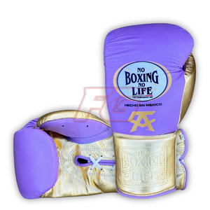 Guantes de Boxeo No Boxing No Life, de Cuero Vacuno Genuino, Profesionales, con Cierre de Gancho y Bucle, para Entrenamiento, Fabricante OEM - Product Image 6