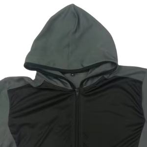 Conjunto Deportivo Informal Ligero Colorblock para Hombre, con Capucha y Cremallera Completa, para Correr, Entrenar, con Bolsillos Laterales, 100% Poliéster - Product Image 3