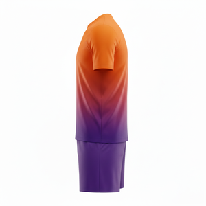 Maillot de football unisexe très demandé avec short, ensemble deux pièces pour entraînement d'endurance, uniforme de football, vêtements de sport à séchage rapide, personnalisable OEM - Product Image 3