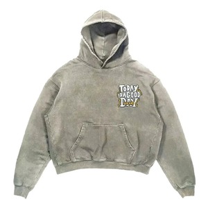 100% Cotton Custom Hoodie Heavyweight Oversized Sweatshirt Unisex Blank Hooded Pullover with Logo Printing Wholesale - Product Image 4