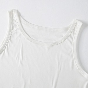 <b>Men's</b> Four Seasons Black <b>White</b> Classic Color Breathable Spandex/Polyester <b>Vest</b> Plus Size Youth Sports Leisure Running Tank Top - Product Image 6