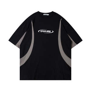 Camiseta de Jersey Extra Grande para Hombre, Número 71, Estampado Gráfico, Estilo Universitario, Manga Corta, Cuello Redondo, Ropa Urbana, Hip Hop, Informal, Holgada - Product Image 3