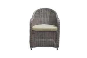 Sillón de Mimbre para Exteriores con Cojín, Muebles de Jardín Tradicionales, Silla de Ratán Resistente a la Intemperie para Patio - Product Image 3