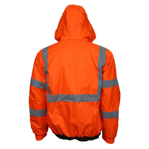 Chaqueta reflectante de alta visibilidad para hombre, chaqueta de trabajo de seguridad de manga larga para construcción y tráfico - Product Image 2