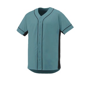 Customized Logo Breathable Quick Dry Mesh Lightweight 100% Polyester Baseball Uniform Oversized Cheap Price for Men & Women - Product Image 2