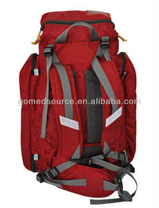 Red Oxford Emergency First Aid Backpack with Anti-Theft Zipper Reflective Waterproof Fashion Design-EMS <b>Medical</b> <b>Bag</b> - Product Image 5