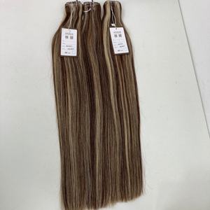 Extensiones de trama de cabello Remy de Color Balayage de la mejor calidad, tejido de cabello humano vietnamita crudo de estilo recto - Product Image 1