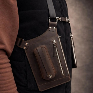 กระเป๋าหนังสะพายข้างแบบ Holster พร้อมซิปคุณภาพสูง สายสะพายไหล่ปรับได้ วัสดุเนื้อนุ่ม ช่องใส่ของหลายช่อง เหมาะสำหรับกิจกรรมกลางแจ้ง - Product Image 2