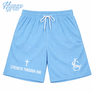 HYPEN SPORTS All Print Thick Double <b>Layered</b> Sublimation Wholesale High Quality Custom Mens Polyester Premium Mesh <b>Mid</b> Shorts - Product Image 1