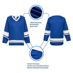 Customized Sublimation Adult Ice Hockey Jersey Team Sportswear Athletic Wear Player Ice Hockey Jersey <b>Shirts</b> For Sportswear - Product Image 6