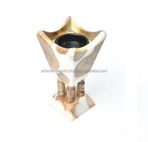 Resin and Wood Fancy Incense Medkhan Bakhoor Burner Aromatic Aromatherapy <b>Diffuser</b> Religious Use Hand-made Hot Selling Items UAE - Product Image 2