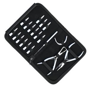 Professional Hair Extension Tools Kit Microbeads Crimping Remover Plier Hook Needle Sectioning Clips stainless steel salon tools - Product Image 6
