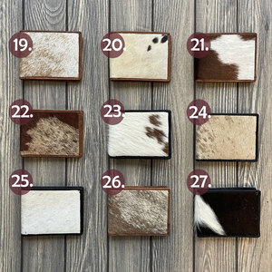 Portefeuille en cuir de vachette véritable, design personnalisé, fait main, fin et de qualité supérieure pour homme - Product Image 1