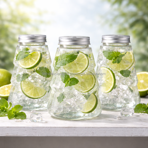 Custom Branding Available 500ml Clear PET Bottle CT500-33 55mm Aluminum Cap <b>Foil</b> <b>Containers</b> - Product Image 1