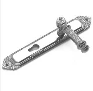 Cadre photo vintage antique en argent, orné, style baroque victorien, à suspendre au mur, cadre photo de luxe en métal sculpté, style galerie d'art - Product Image 3