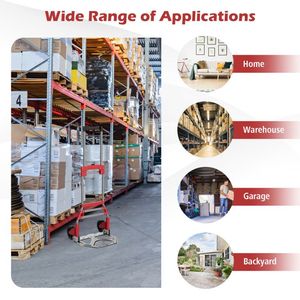 Carrello Pieghevole con Manico Telescopico e Ruote, Portatile per Carrelli e Trolley - Product Image 6