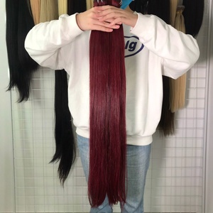 Extensions de cheveux Remy à double trame, couleur magnifique, cheveux humains bruts vietnamiens de haute qualité, lisses et soyeux - Product Image 6