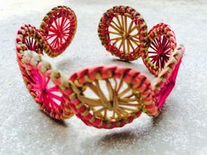 Premium Handmade Colorful Cane <b>Rattan</b> Napkin Holder Multicolor Wicker <b>Dining</b> <b>Table</b> Accessory for Elegant <b>Table</b> Presentation - Product Image 3