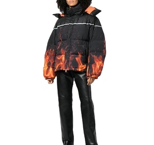 Unisex Plus Size Winter Puffer Jacket Custom <b>Bubble</b> <b>Coat</b> Waterproof Windproof High Street Zip-Up Wholesale Supplier - Product Image 3