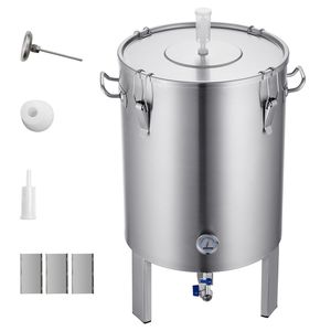 Fusto Fermentatore da 16 Galloni in Acciaio Inossidabile 304 per Birra Fatta in Casa - Forniture Essenziali per la Produzione Domestica di Birra - Product Image 1
