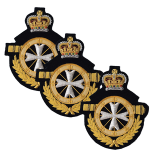 Insignias de tela de lona con logotipo personalizado bordado a mano con hilo de bullion, ecológicas y sin níquel, al por mayor - Product Image 4