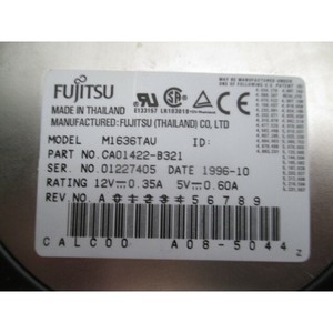 Disque dur IDE/ATA Fujitsu M1636TAU 1,2 Go 3,5 pouces - Équipements et pièces semi-conducteurs d'occasion fiables à l'échelle mondiale - Product Image 3