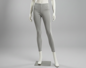 Leggings noirs unis taille haute pour femmes, coupe slim, longueur cheville, pour usage quotidien - Product Image 6