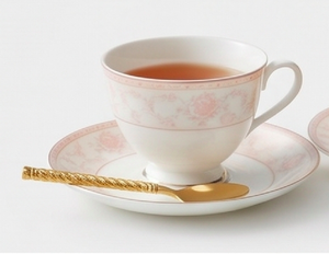 Ensemble de couverts plaqués or, 5 pièces, avec poignée en forme de corde, style glamour, passe au lave-vaisselle, pour utilisation sur table de mariage - Product Image 2