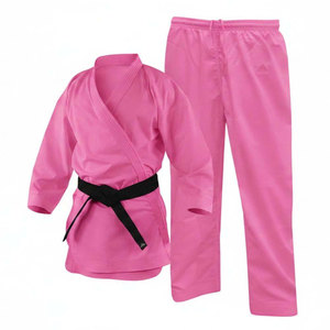 Uniforme de Karate para Niños Hecho a Medida, Algodón Marrón, Corte Regular, Elástico, Ligero, Transpirable, Kit de Ropa para Artes Marciales - Product Image 2