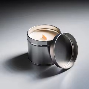 Artistic Metal Candle Jar <b>Tea</b> <b>Light</b> <b>Holder</b> for Tabletop Decoration Dining Area and Living Room Styling - Product Image 6