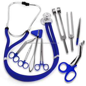 Juego de 9 Instrumentos Quirúrgicos, Estetoscopio, para Estudiantes de Medicina, Entrenamiento de Sutura, Certificado CE Clase II, Herramientas Manuales, Uso Hospitalario - Product Image 1