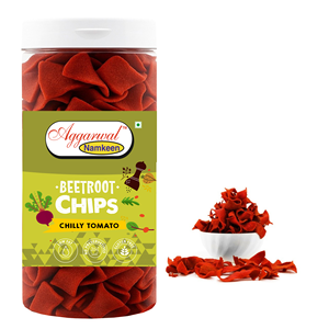 Chips de Remolacha Premium con Sabor a Tomate Picante, Namkeen, Bocadillo Saludable, Chips de Remolacha Crujientes, Bocadillo Picante y Agridulce, Empaque a Granel - Product Image 4