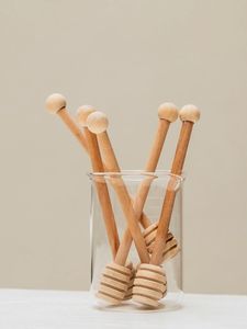 Agitador de miel de madera ecológico para tarros de miel, accesorios de cocina y herramientas para servir un desayuno saludable - Product Image 1