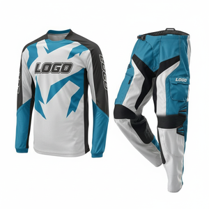 Ensemble de motocross personnalisé, respirant, coupe-vent, séchage rapide, % polyester, impression par sublimation, logo personnalisé, unisexe, adulte - Product Image 4