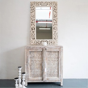 Luxury Accent <b>Mirror</b> for Contemporary Homes Ornamental Carved Border Styling with Sophisticated Presence - Product Image 3